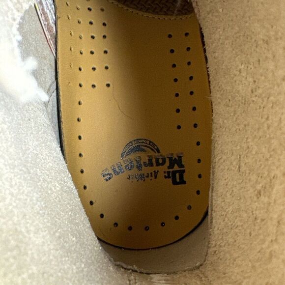 Dr. Martens Womens Size 6 Floral 1460 Mash Up Lace Up Boot Parchment Beige NWOB - Picture 7 of 10